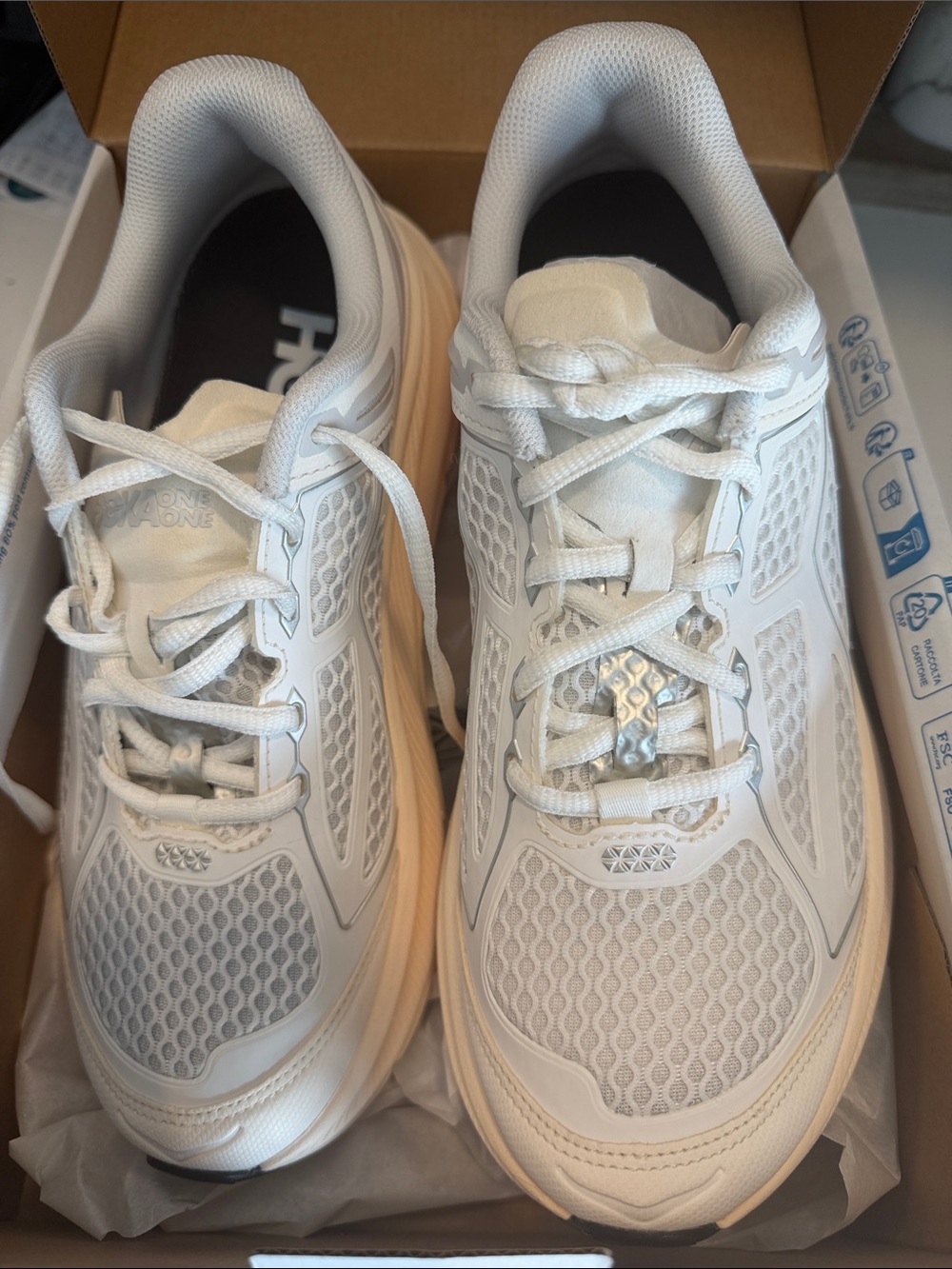 Hoka Clifton One9 Running Shoes - White